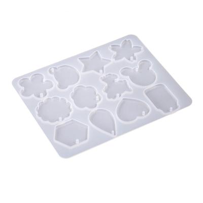 Durability Silicone Mold For Resin Crafts Hearting Cats Charms Jewelry Making Tools