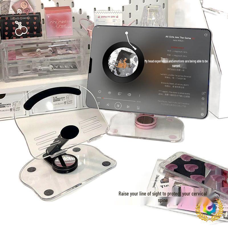 Acrylic Adjustable Desktop Phone & Tablet Stand