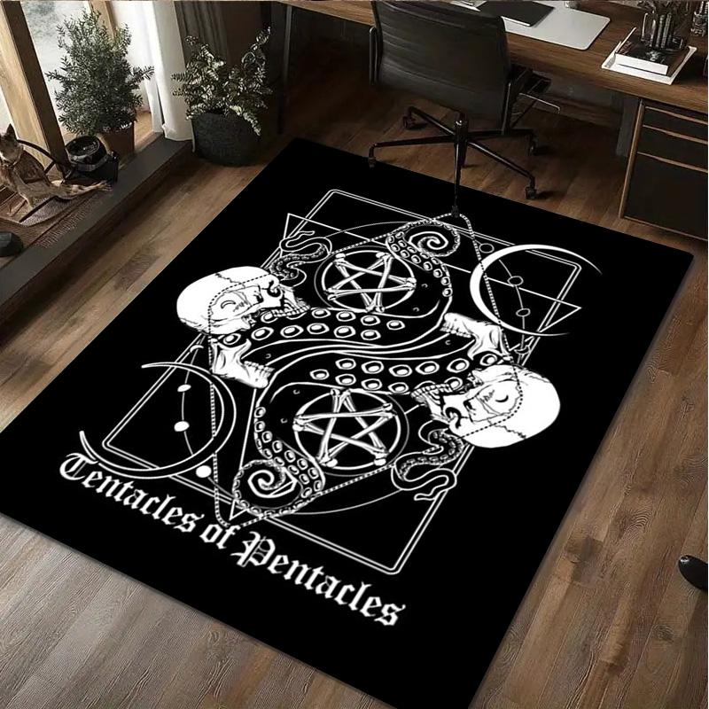 

Tarot Goth 1Pc Print Rug - home decoration Carpet For Living Room Bedroom Flooring Computer Chair Area Rug 40x60cm( 15x23in )