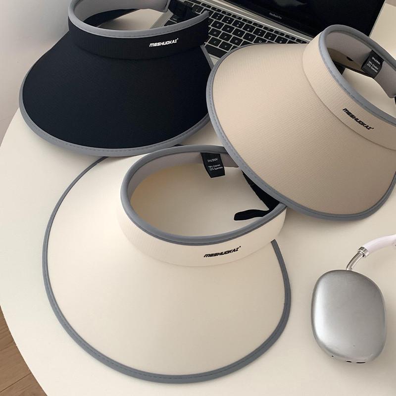 Womens Double Layer Ice Silk Sun Hat With Wide Brim Summer Uv Protection Fashion