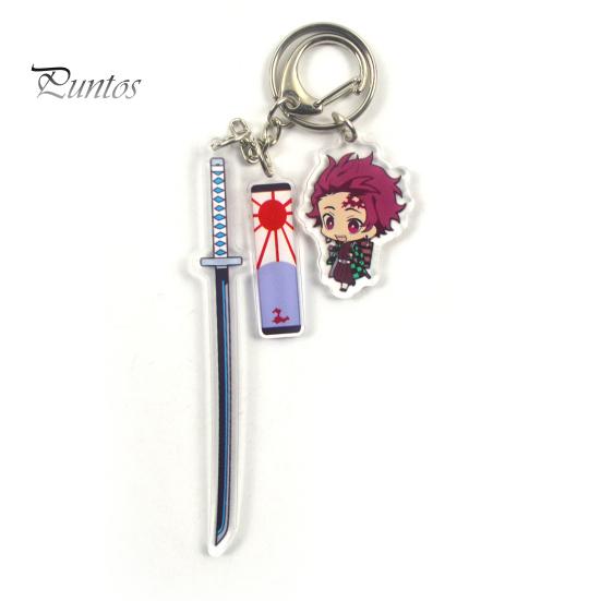 

Акриловый брелок японского аниме с персонажем мультфильма, держатель для ключей, DIY рюкзак, подвесное украшение, подвеска для сумочки, периферийные устройства аниме, подарок для фанатов анимации D