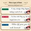 English Copybook for Calligraphy Books for Adult Word Handwriting Italian Italic Cursive Printitalian English Practice Book