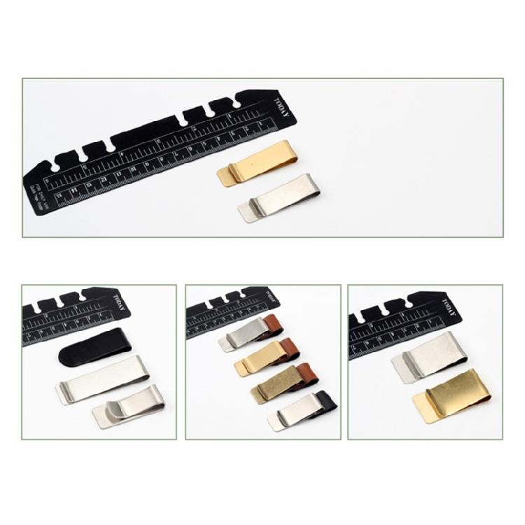 Slim Metal Money Clip For Bills Card Compact Secure Holder Portable Cash Organizer Business Travel Essential for Men