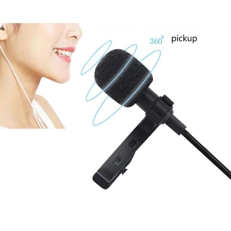 Omnidirectional Lavaliers Lapel Microphones for Insta 360 One X4 Action Cameras, 360 Degree Sound Pickup