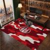 FC St. Pauli Voetbal Print Kristalfluweel Tapijt, Comfortabel Waterabsorberend Antislip Binnen Vloerkleed