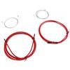 Bike Brake Cable Housing Kit Bike Shift Cable and Transmission Cable for Mountain Bike Road Bike Red