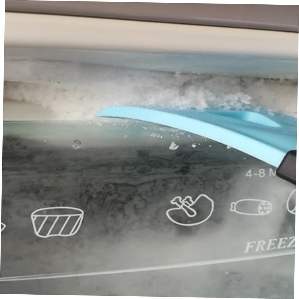 BELLIFFY 4 Stück Mini Plastik Spatel Auto Windschutzscheibe Schneefräse Schneeschaufel Werkzeug Auto Schnee
