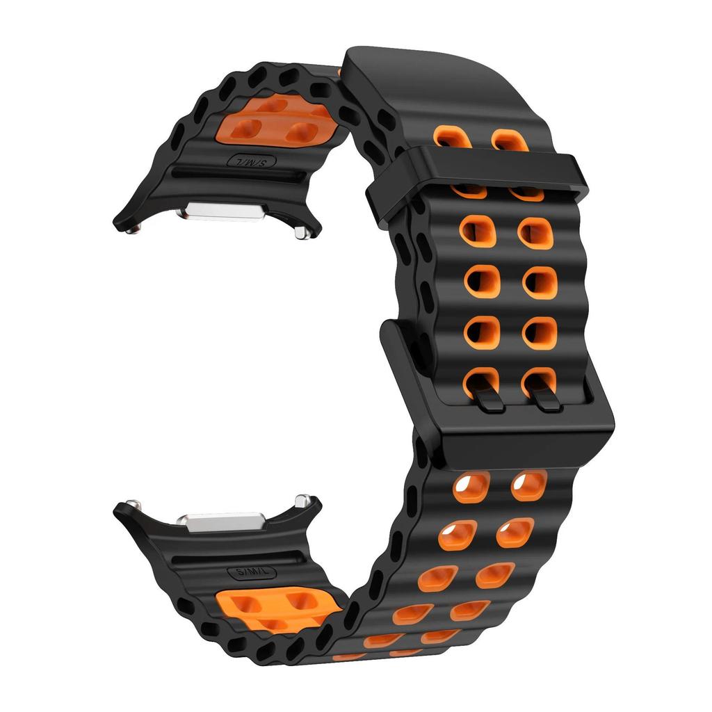 Cinturino Morbido in Silicone per Samsung Galaxy Watch 8 Ultra 2025 47mm Braccialetto Originale per Galaxy Watch 8-7 Ultra 47mm Cinturino Oceanico