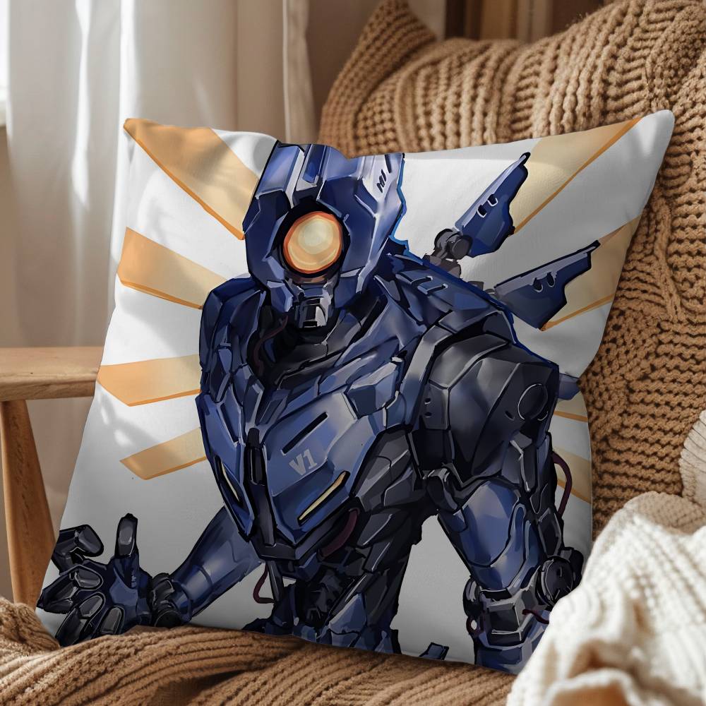 Game Gabriel V1 2 Ultrakill Pillow Case Sofa Living Room Bedroom Headboard Backrest Cushion Square Cushion Nap Time