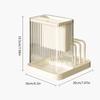 Multifunctional Kitchen Cutter and Cutting Board Stand with Chopstick Holder Space Saving Storage Rack Organizers