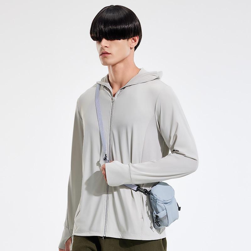 Summer New Sunscreen Clothes Men's and Women's Vinyl Ice Silk Sunscreen Clothes Upf100 + High-power Sunscreen Fishing Clothes Men's