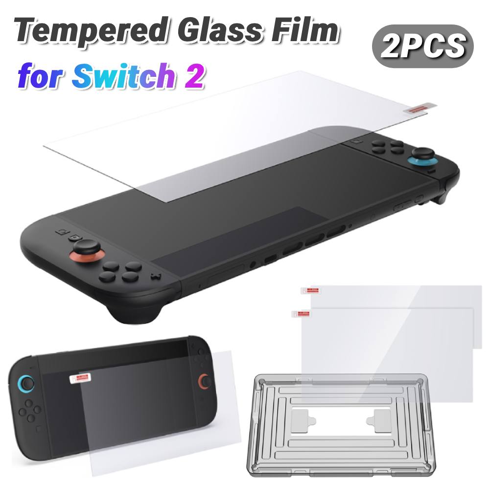 2 Stück Stoßfeste Schutzhülle für Nintendo Switch 2 Gamecontroller Abdeckung mit Ständer Kratzfeste Hülle Gaming-Zubehör