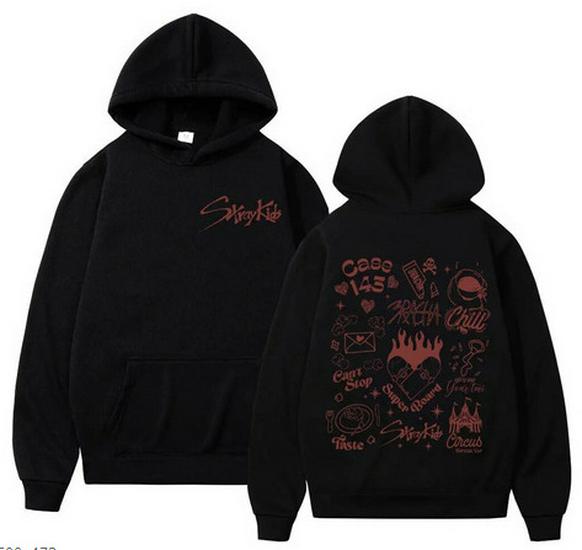 Kaulitz '89 Retro Gothic Cotton Hoodie – Unisex Oversized Sweatshirt for Women & Men