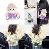 Cotton Plush Cartoon Sheep Phone Crossbody Bag With Soft Fabric For Girls And Casual Outings