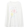 Cherry Blossom Print Lyocell T-Shirt
