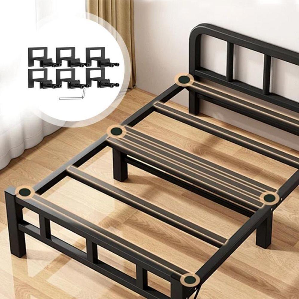Durable Adjustable Mattress Baffle Easy Installation Metal Mattress Holder Anti-slip High-quality Bed Slide Stopper Retainer