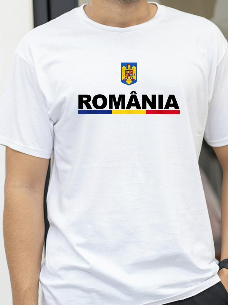 Rounisexia Print Graphic T Shirt Rounisexian Flag National Sports Vintage Soft Tops Tshirt Breathable Comfortable Unisex Crew Neck Tee