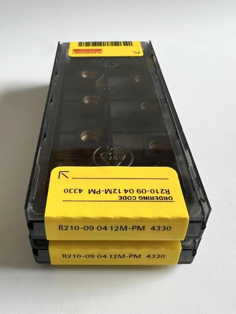 Original Sandvik / R210-090412M-PM 4330 / CNC Lathe Carbide Blade 10 PCS