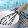 Silicone World Silicone Egg Beater Manual Whisk Cream Mixer Stirring Mixing Whisking Balloon Coil Style Egg Tools Baking Gadget