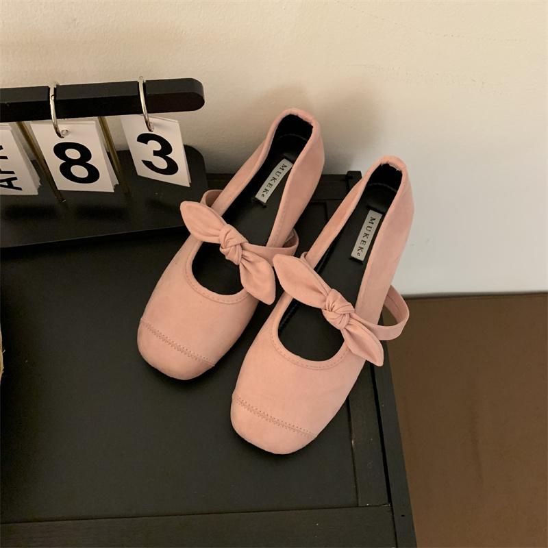 Fashion IPPEUM Mary Jane Shoes 2025 New Fashion Round Toe Ballet Flats Shoes For Women
