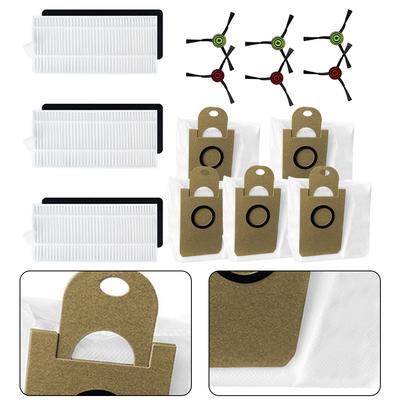 Side Brushes Filters Dust Bags Set For Aonus I8 Robot Vacuum Cleaner Accessories