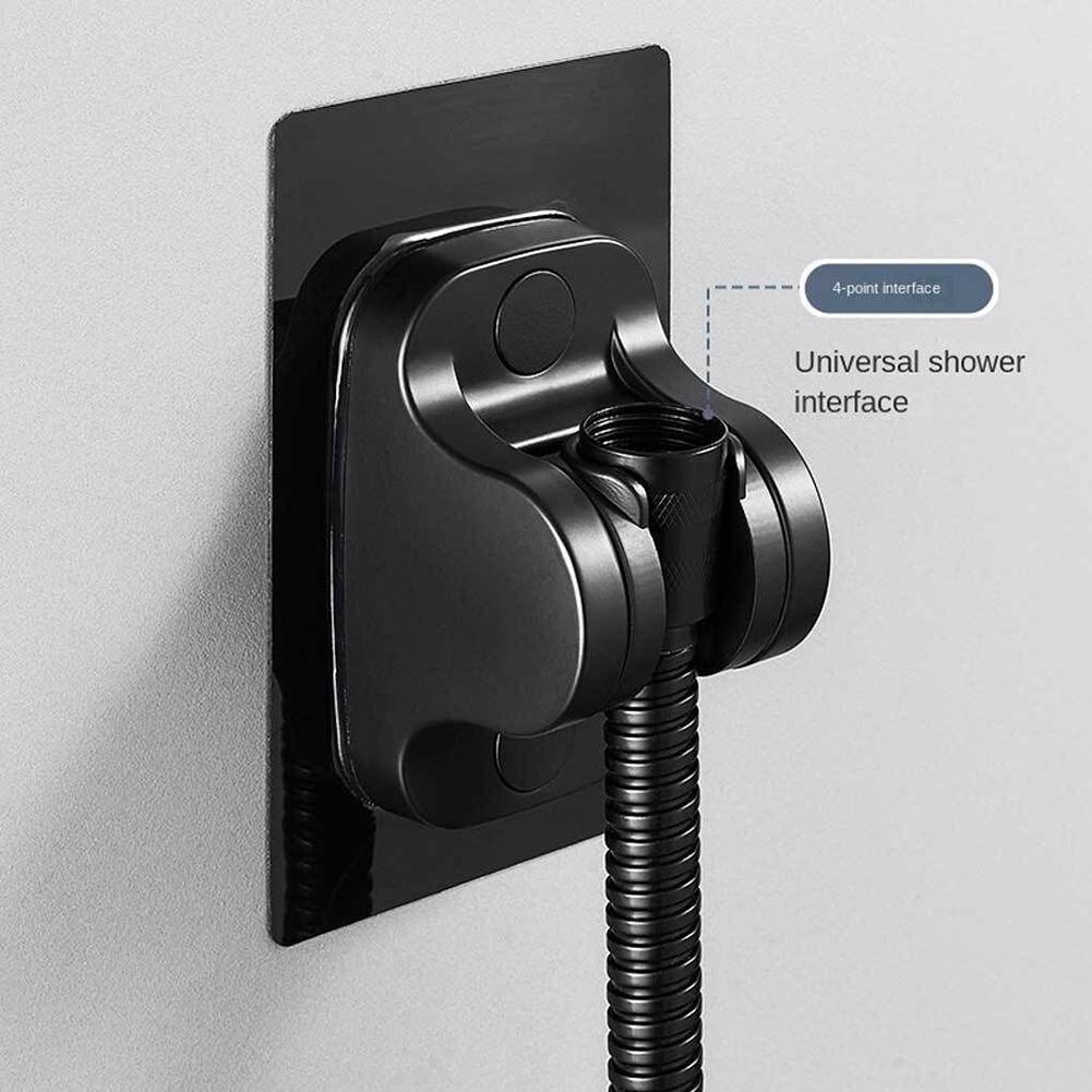 Shower Head Holder Wall Mounted Showerhead Bracket Bathroom Handheld Shower Non Perforated Sprayer Rack Bathroom Accessories