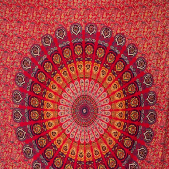 Tapestry Landscape Tapestry Indian Wall Hanging Throw Mandala Background Tapestry Home Decor Queen/Twin Size Tapestry Hippe Beach Towel