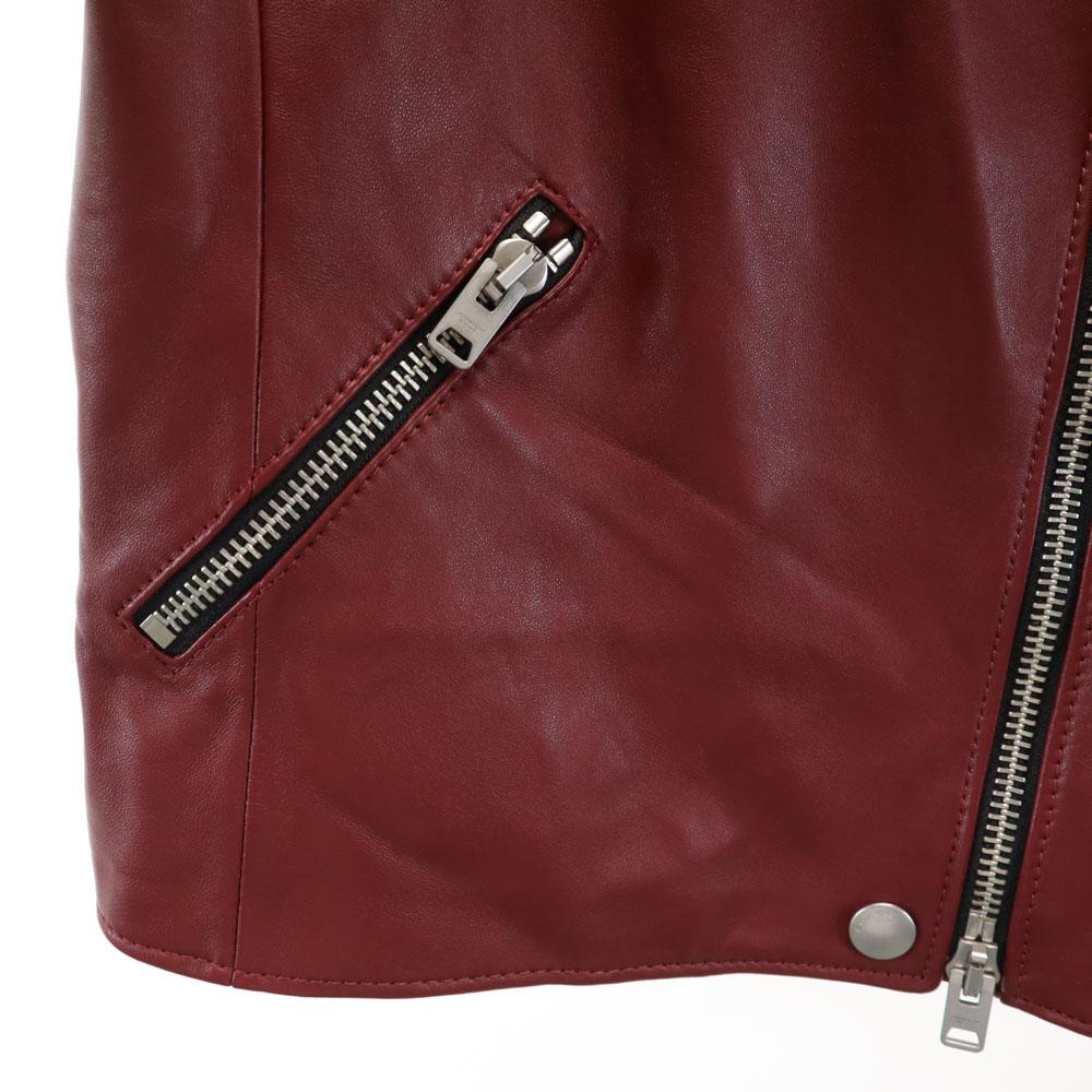 COACH F33830 Double riders jacket S Red leather jacket Women Used