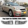 LH+RH Pair Fog Lights Lamps With Bulbs For Toyota Sienna 3.3L 2004-2005 81220-AE010 81210-AE010-M53K