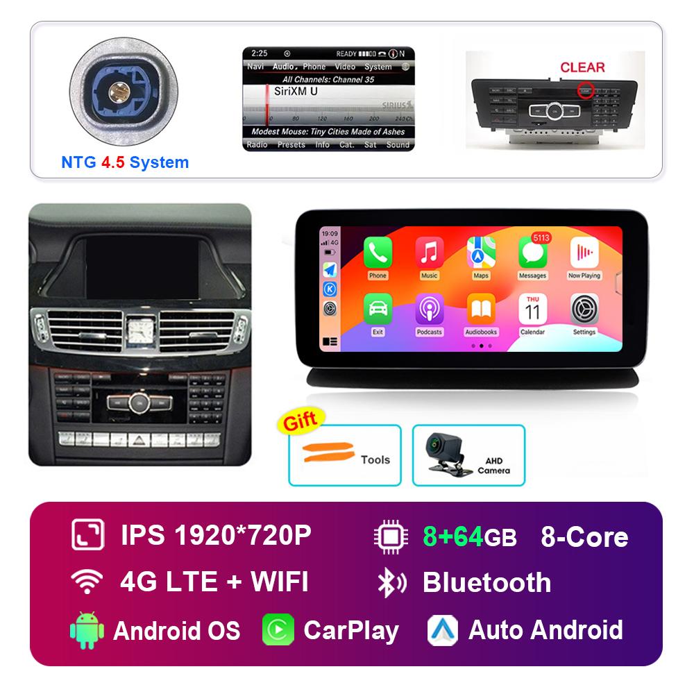 10.25 Inch for Mercedes Benz CLS W218 2010 - 2013 NTG 4.5 5.0 System Android Car Radio Multimedia Player GPS HD Touch Screen