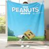 Süßer Snoopy Hunde Cartoon Flanelldecke, Ultra Weiche Warme Plüschdecke für Zuhause Schlafzimmer Bett Sofa Abdeckung Camping Picknick Geschenk