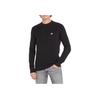 Calvin Klein Crew Neck Slim Fit Logo Pullover Long Sleeve Knit Sweater Men Sweater Black J30J324598-BEH