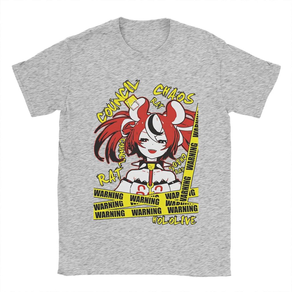 Hakos Baelz Hololive Council Graphic Printing Shirts High Quality Unisex Streetwear Trendy Cotton Classic Hot Product Classic