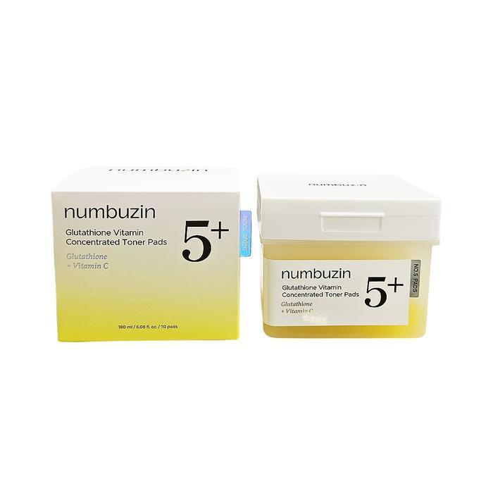 

NUMBUZIN No. 5 Glutathione C Trace Film Pads, 70 Sheets (33259412) Glutathione C Trace Film Pad 70 sheets
