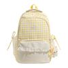 Schoolbag Milk Fufu Plaid Corrugated Lace Girl Heart Travel Small Backpack Japanese Sweet Wind Student Party Backpack
