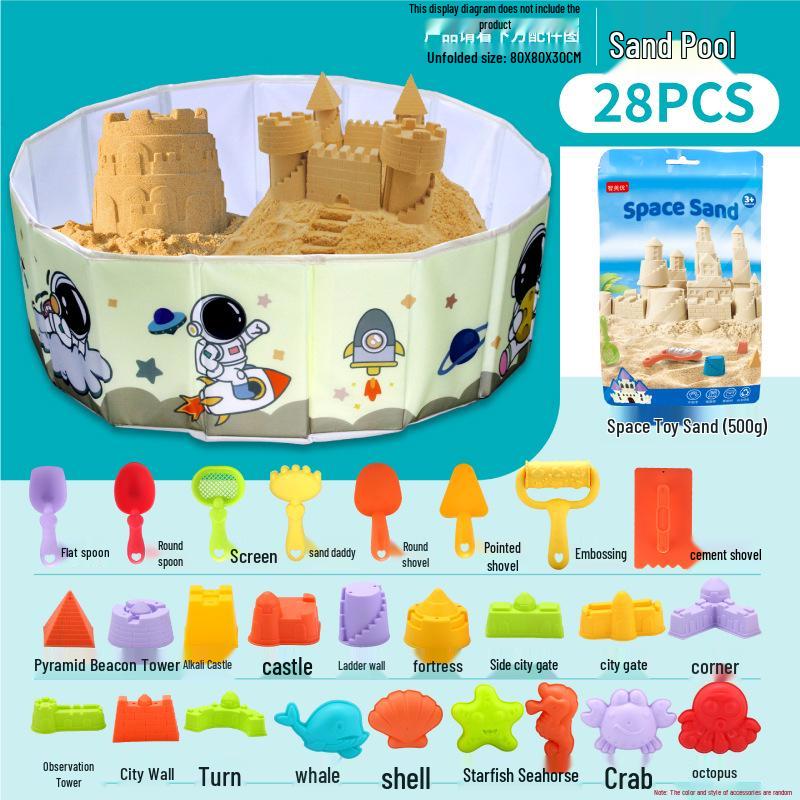 Children's Beach and Sand Play Set: Digging, Water Play, Shell Collecting, and Gardening Tools.