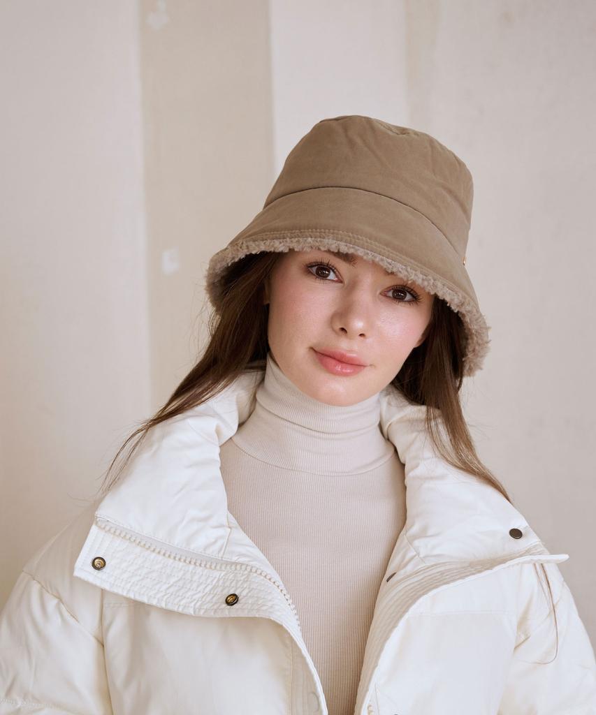 Koipeu Fur Bucket Hat Cf073Ht043