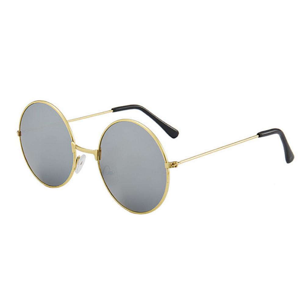 Retro Sunglasses Men's and Women's Round Prince Sunglasses Toad Glasses Color Reflective Sunglasses On the Beach Prince Glasses
