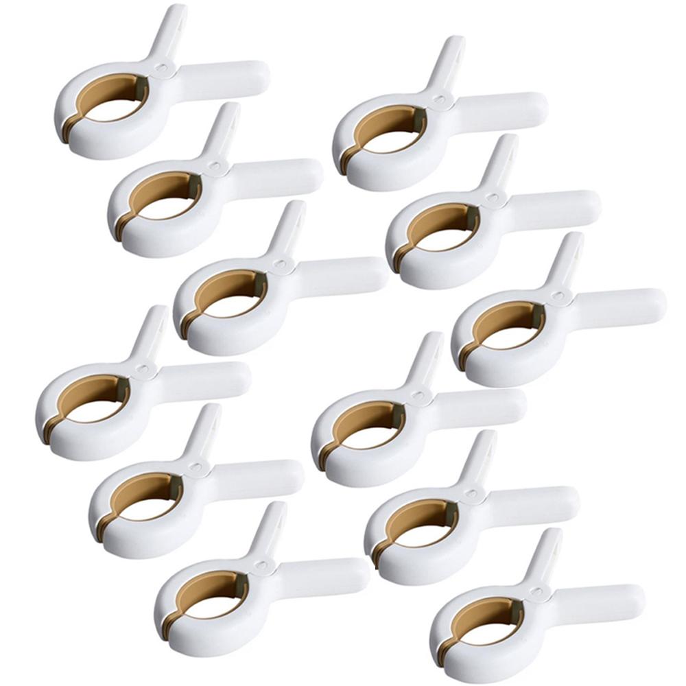 Alfileres para secar ropa, clips de plástico resistentes al viento y sin rastro, clips domésticos para fijar edredones, paquete de 3