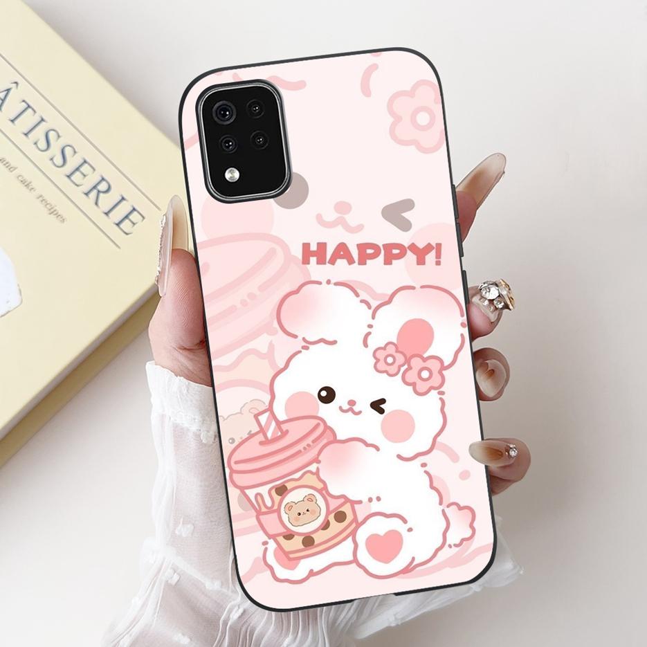 For LG K42 Case LG K52 LM-K520 Cute Rabbit Cartoon Cover Soft Silicone Phone Case For LG K62 K 42 52 LGK42 LGK52 Back Cover Bags