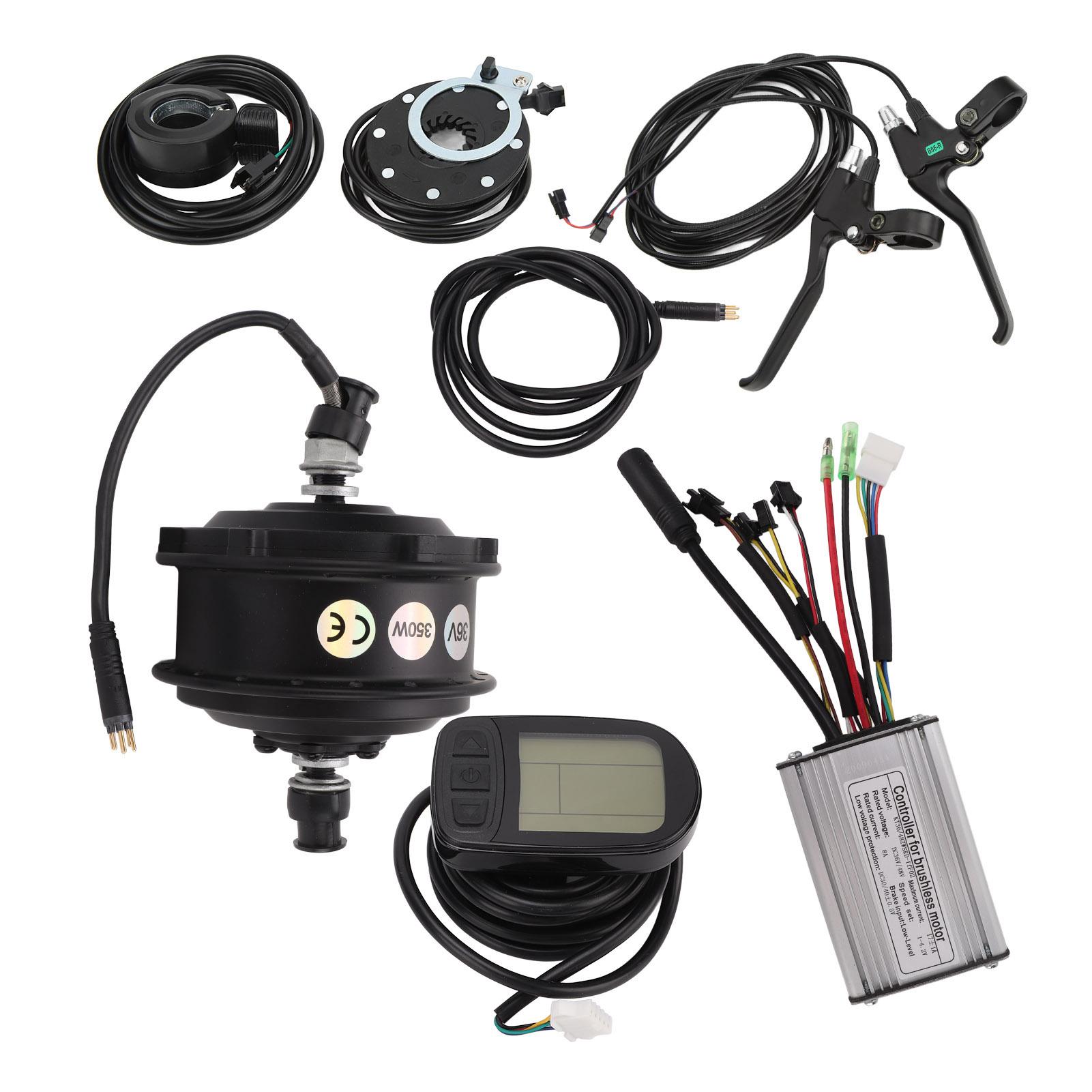 

Mountain Bike Conversion Kit 36V 350W Bicycle Modified Front Drive Motor for Mountain Bike Electric BicycleFits 26inch For 26in