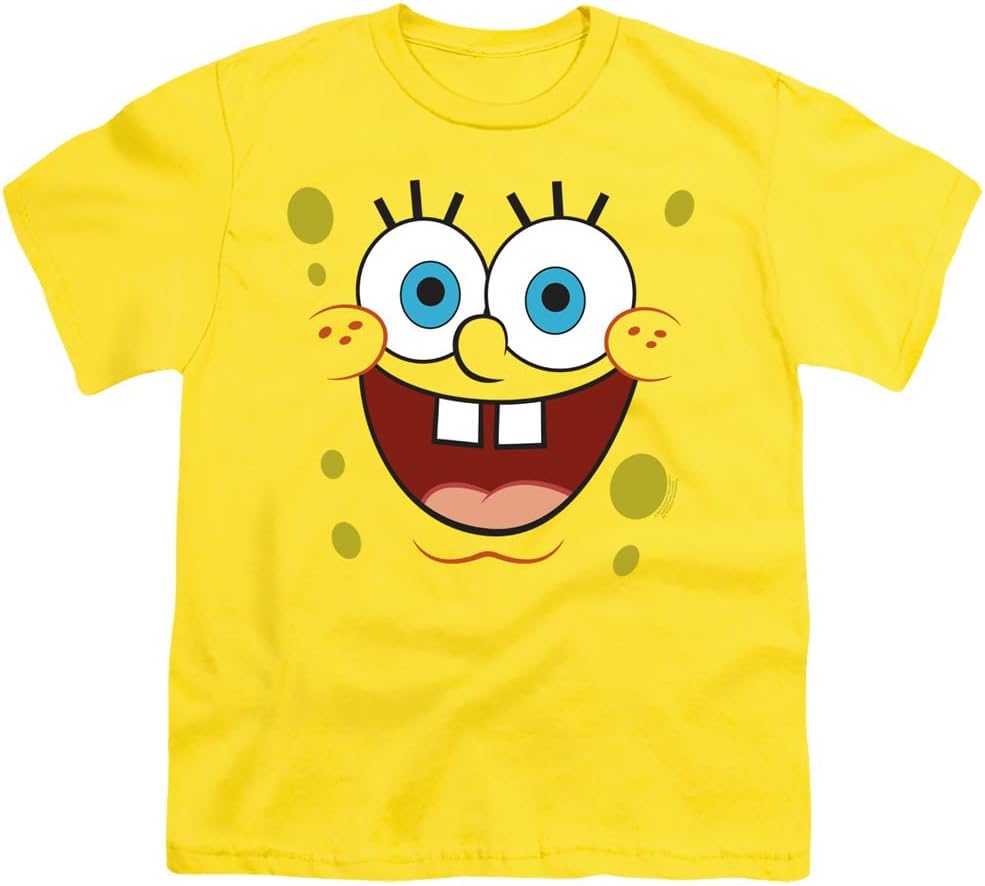 Popfunk Spongebob Goofy Smiles Collection Kids T-Shirt for Youth Toddler Boys and Girls S