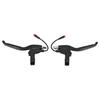 Pair of Aluminum Alloy Motorcycle Brake Levers with 2-Pin Waterproof Connectors for 10-Inch Electric Scooters