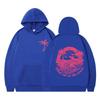 Mens Oversized Drop Shoulder Hooded Sweatshirt Loose Fit Casual Streetwear Winter Cotton Blend