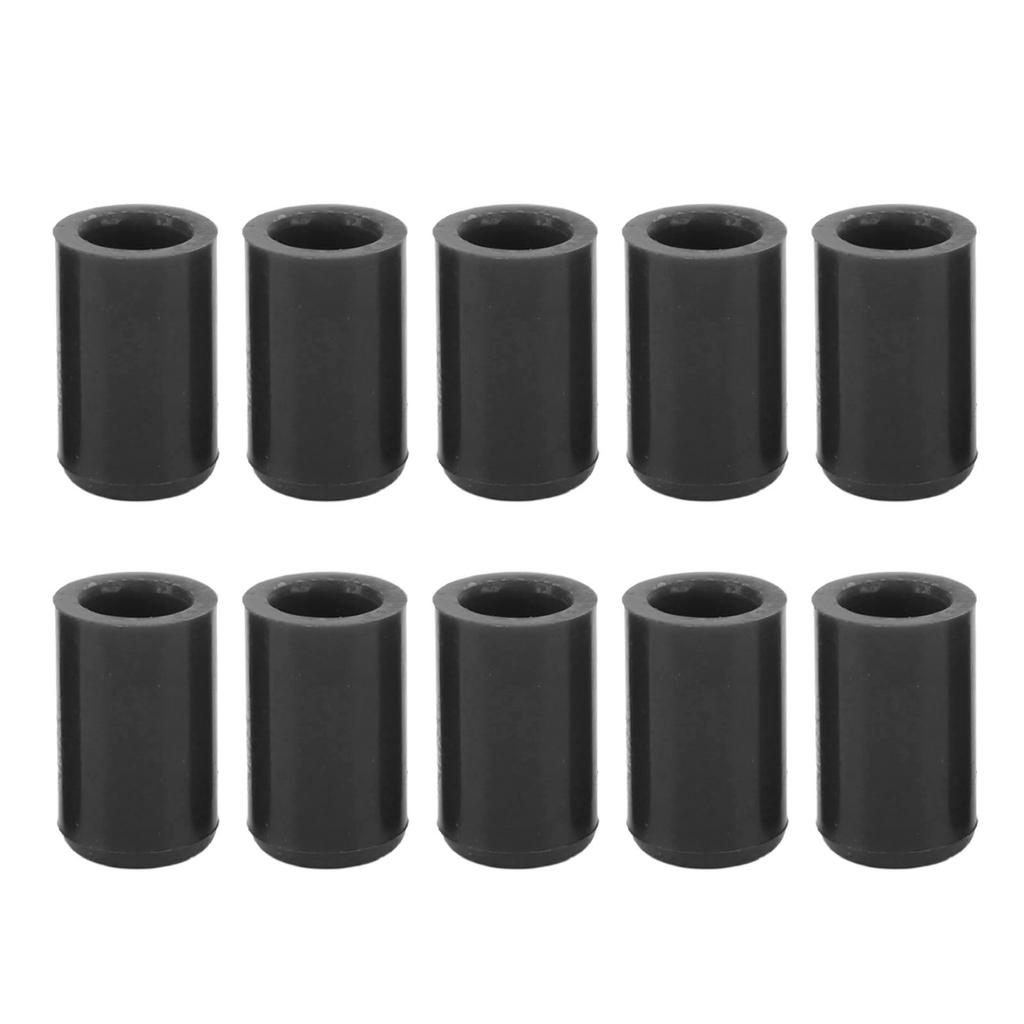 10PCS 12mm Auto Intake Vacuum Hose Cover Silicone Hose Blanking Caps Tubing End Insert Stoppers Black