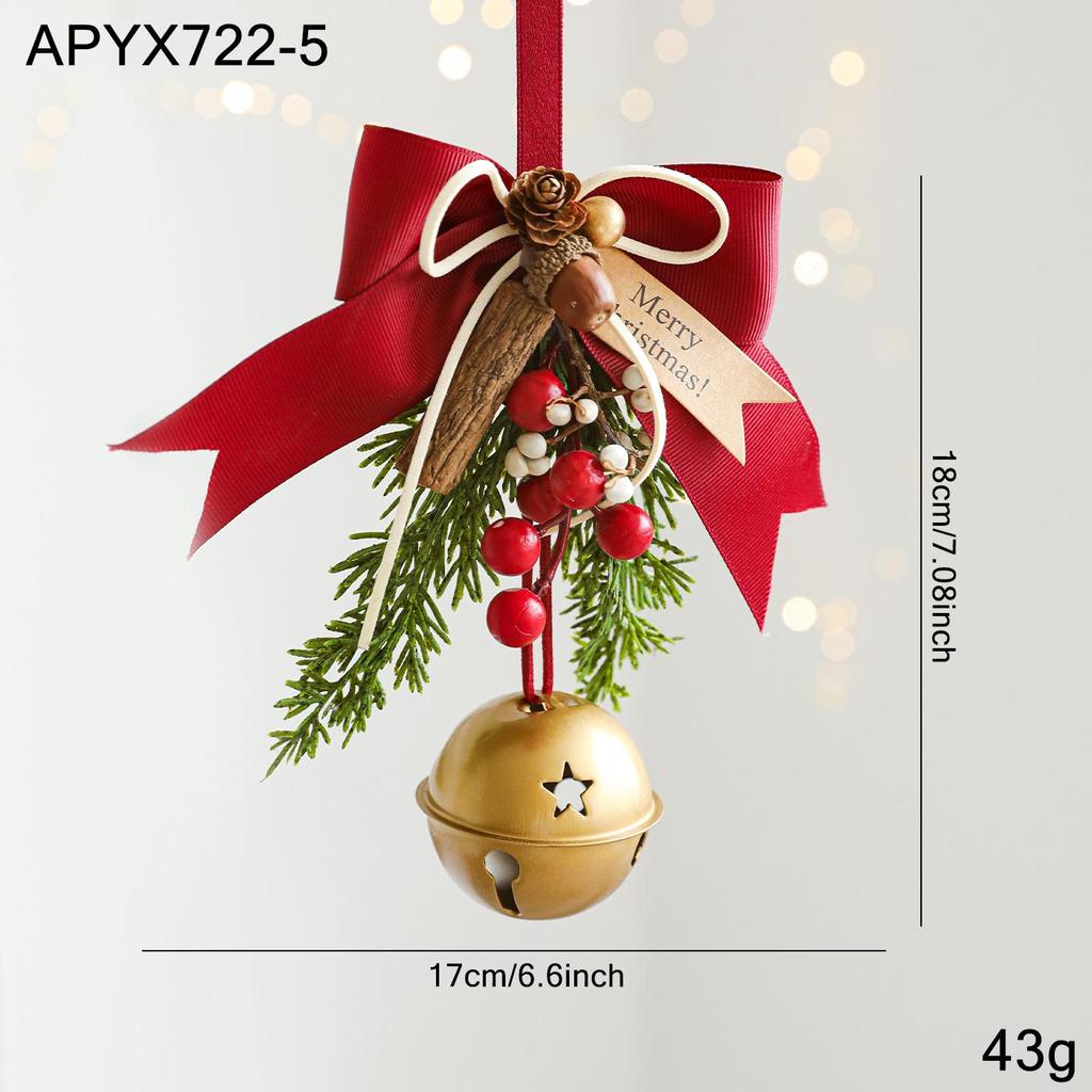 Premium Christmas Bell Ornament for Doors, Trees, and Wall Hangings