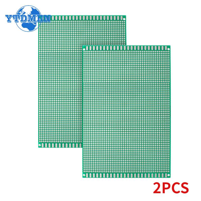 1-5PCS PCB Prototyping Board 10*15cm Green Single Side Universal Printed Circuit Boards Breadboard, for Arduino