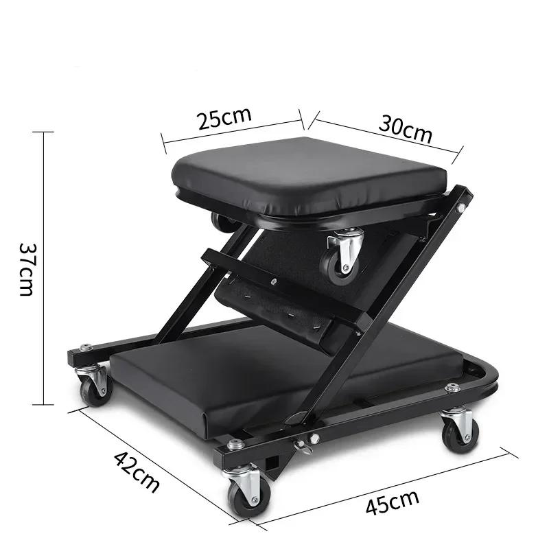 

Multi-functional Foldable Roller Car Repair Seat Auto Repair Folding Skateboard With Wheels Car Repair Lying Board чёрный