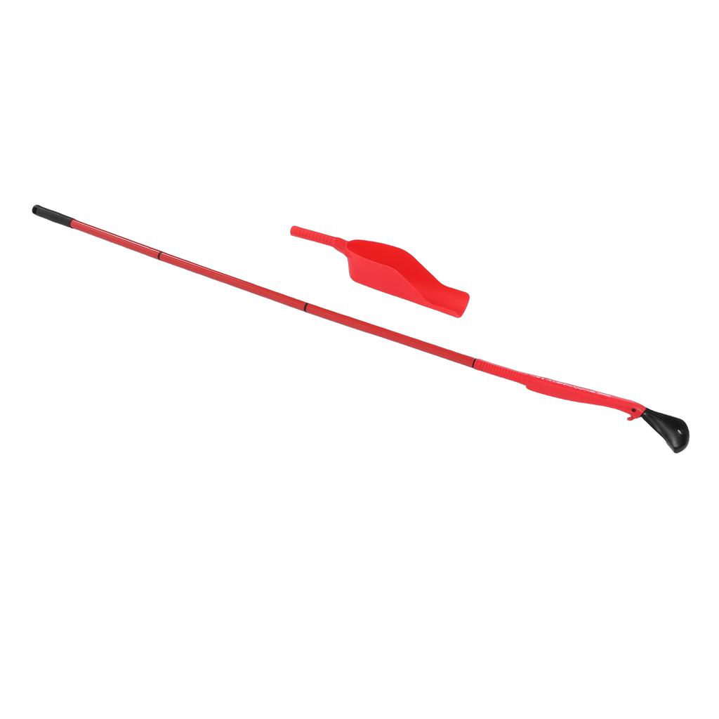 Gutter Cleaning Tools From The Ground, Gutter Cleaning Kit with Extension Pole, Lightweight     Gutter Cleaner Brush, Leaf Scoop and Rake for