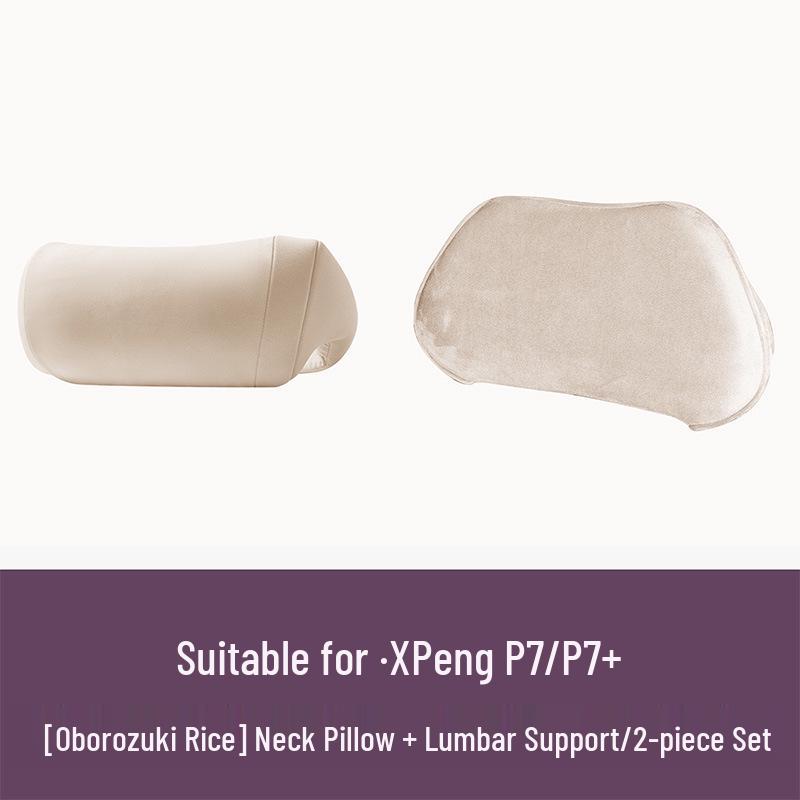 XPENG G6/G9 Neck & Lumbar Support Pillow - Comfortable Car Headrest & Cushion Accessory